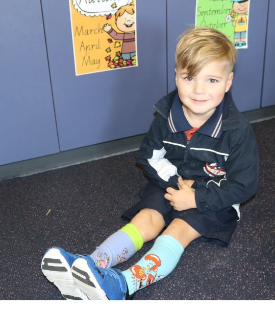Campbell Primary School Crazy Sock Day
