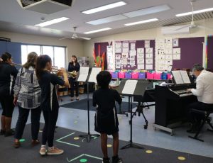 Campbell PS Musical Rehersal